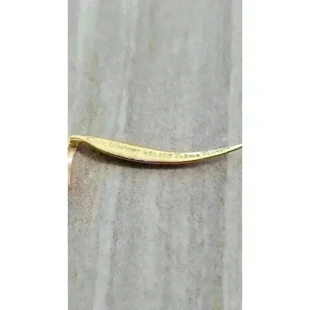 Tiffany & Co Paloma Picasso 18kt Gold Vintage Chrysalis Diamond Earrings - Picture 7 of 12